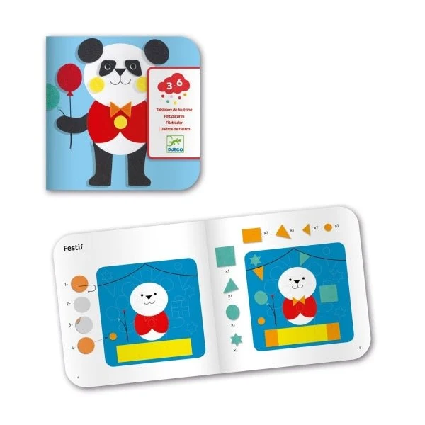 Bastelpackung Gentle Creatures 4 Bilder – Djeco