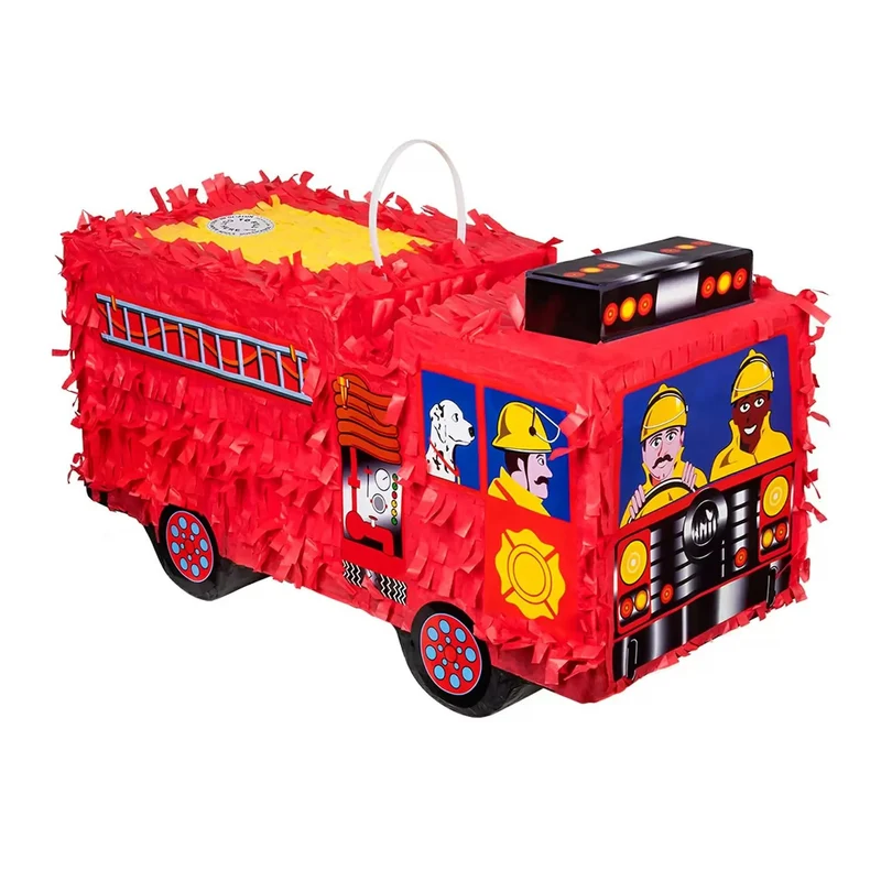 Piñata Feuerwehr - Feuerwehrwagen, ca. 43x24cm