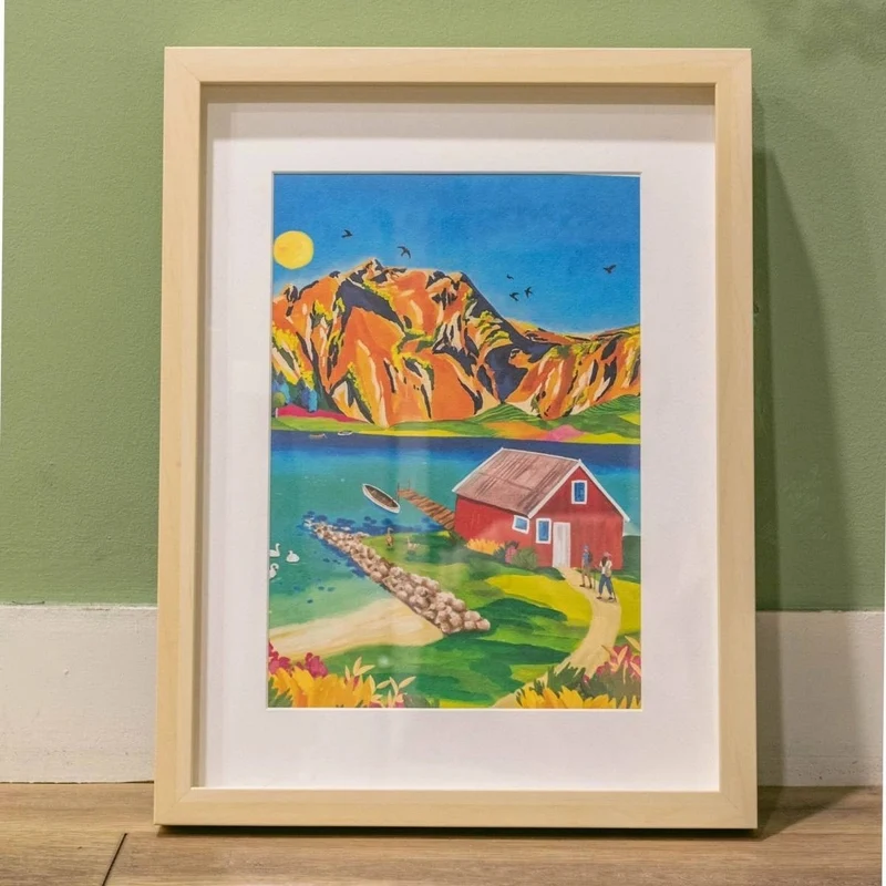 Malen nach Zahlen Norwegen – Kreativset Landschaft – La Petite Épicerie