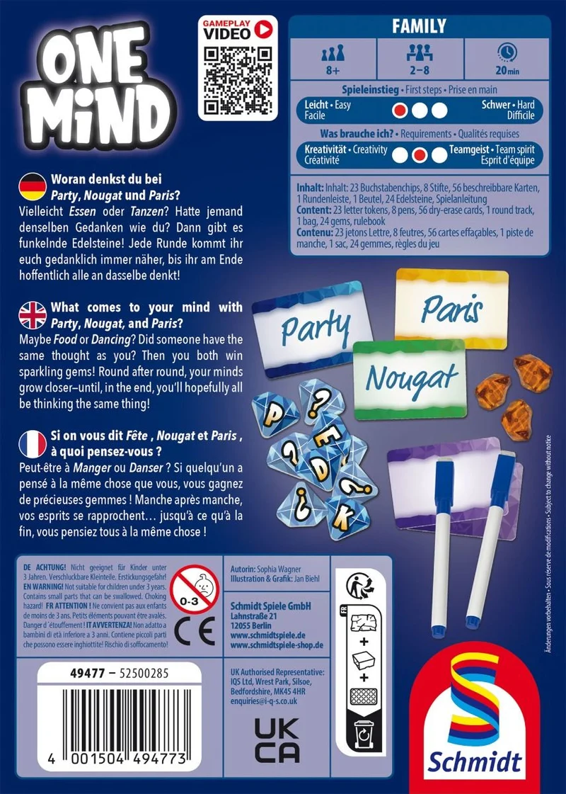 One Mind – Kooperatives Familienspiel ab 8 Jahren