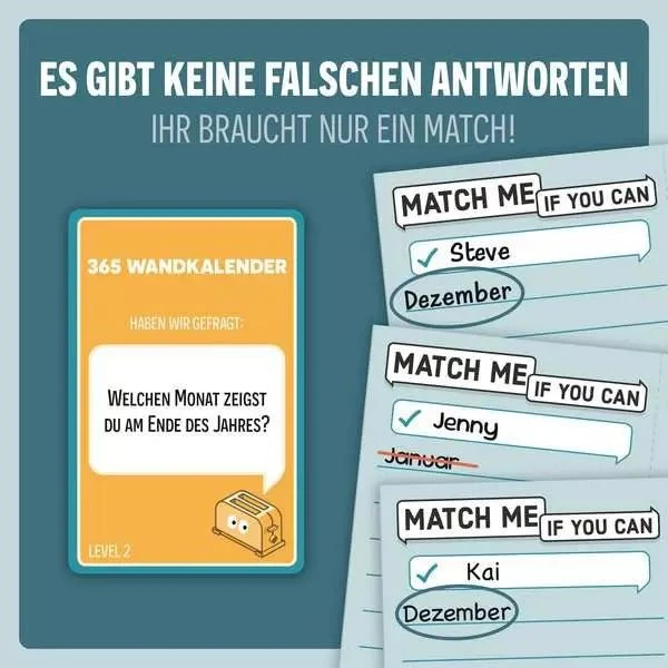 Match Me If You Can Partyspiel ab 8 Jahren