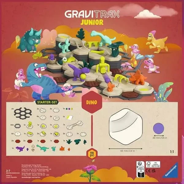 GraviTrax Junior Starter-Set L Dino – Ravensburger
