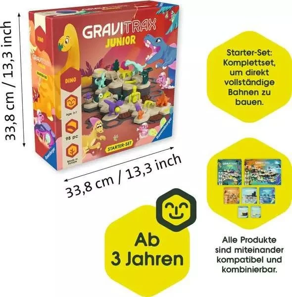 GraviTrax Junior Starter-Set L Dino – Ravensburger