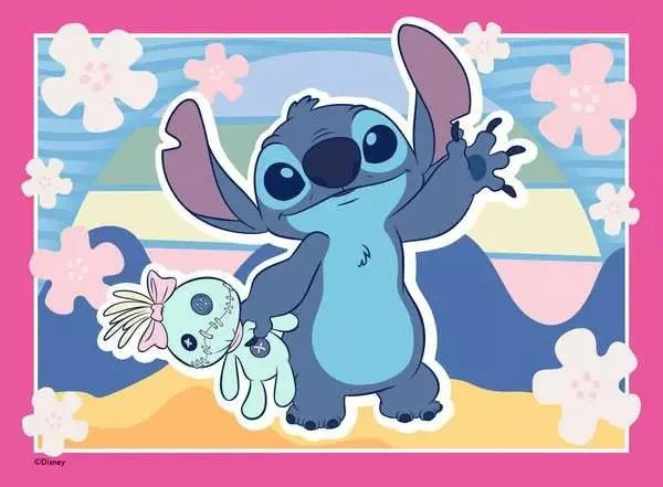 Kinderpuzzle ab 6 Jahren - Speedy Puzzle Stitch - 4x35 Teile