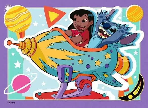 Kinderpuzzle ab 6 Jahren - Speedy Puzzle Stitch - 4x35 Teile