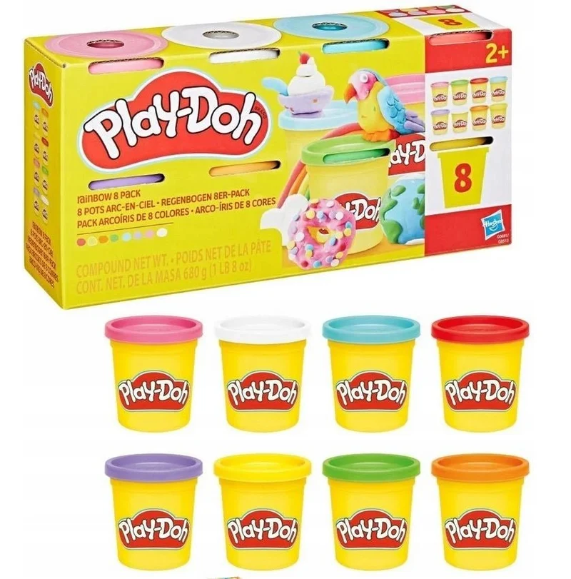 Play-Doh Regenbogen Farben 8er Pack – Bunte Knete