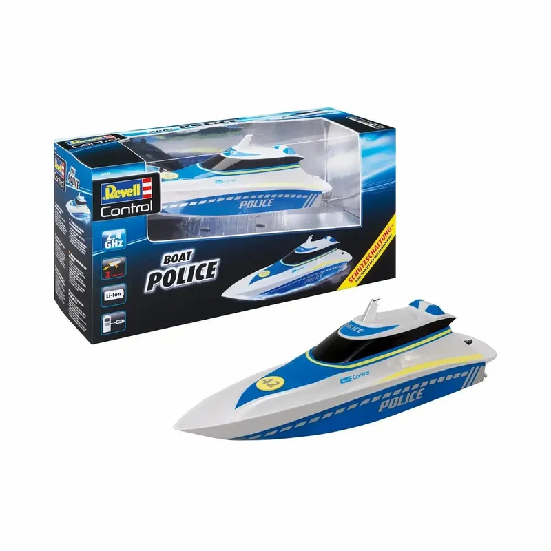 RC Boot Police – Ferngesteuertes Polizeiboot – Revell Control