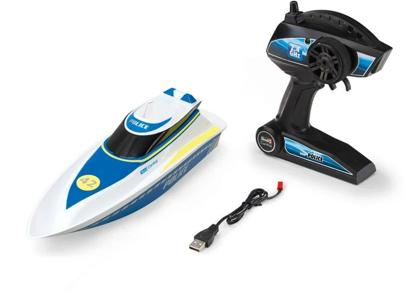 RC Boot Police – Ferngesteuertes Polizeiboot – Revell Control