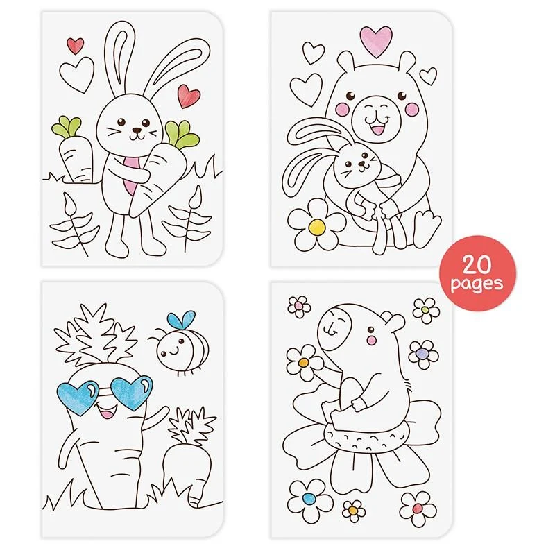 Stickermalbuch mit Diamond-Stickern – Glitzer Malbuch