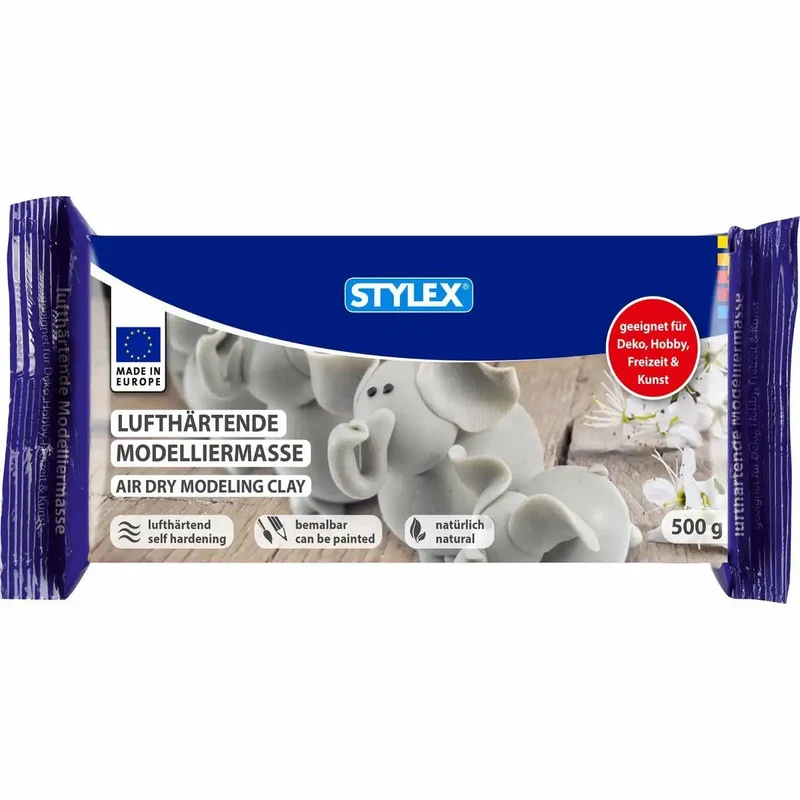 Modelliermasse lufthärtend 500 g – STYLEX