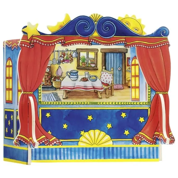 Goki Fingerpuppentheater aus Holz