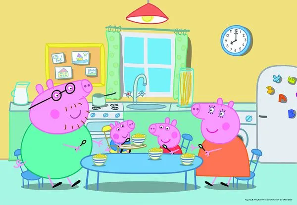 Puzzle 2x12 - Zuhause bei Peppa