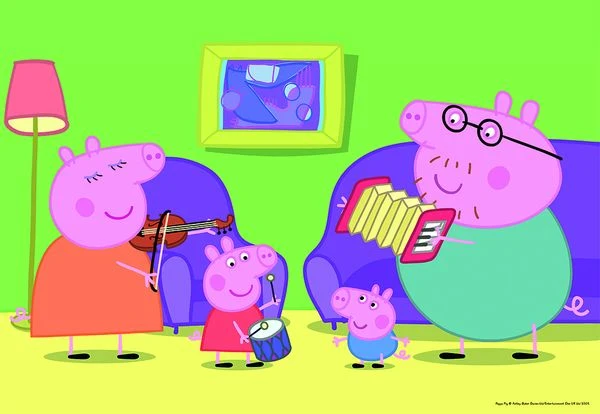 Puzzle 2x12 - Zuhause bei Peppa