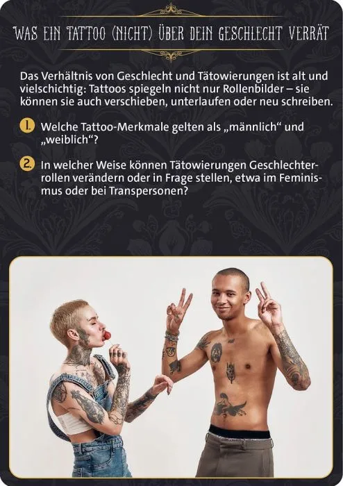 Das große Tattoo Quiz – 100 Fragen Kartenset
