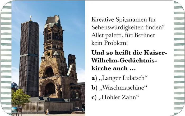 Fernweh Städte-Quiz Berlin – Berlin Quiz