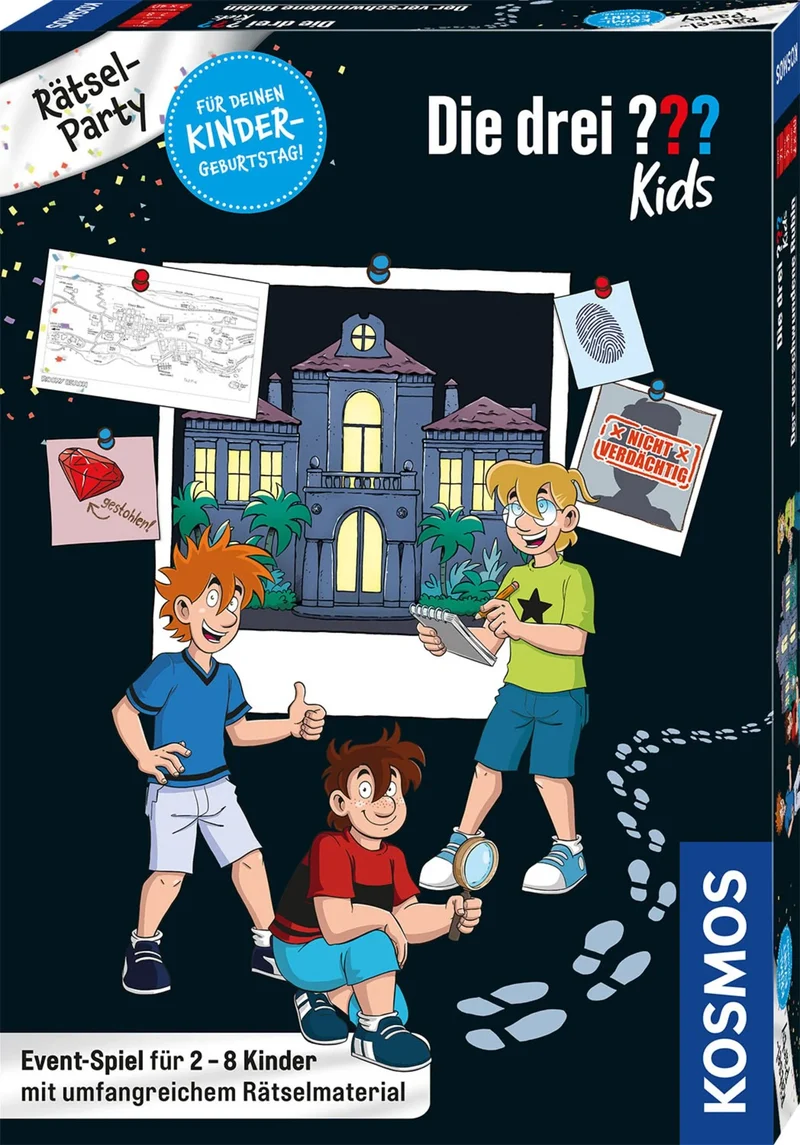 Rätsel-Party: Die drei Fragezeichen Kids - Der verschwundene Rubin