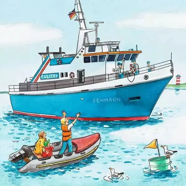 Polizeieinsatz – Ravensburger Kinderpuzzle 3x49 Teile