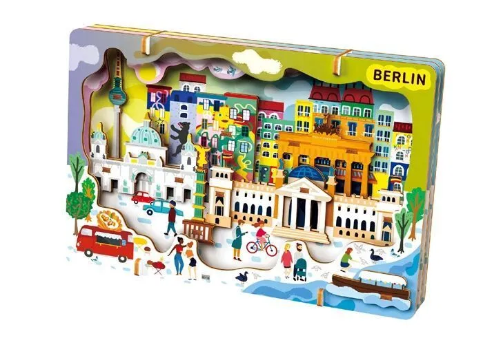 3D Städte-Bastelset Berlin