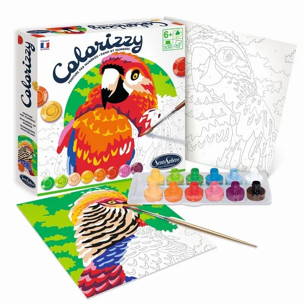 Colorizzy Malen nach Zahlen - Papagei