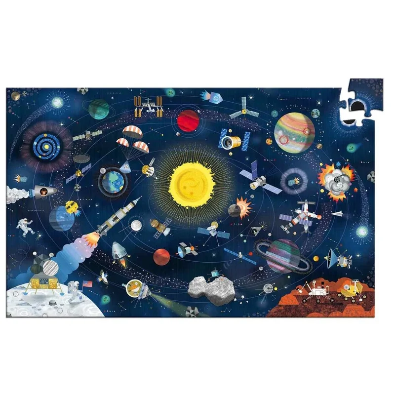 Wimmelpuzzle: Der Weltraum - 200 Teile