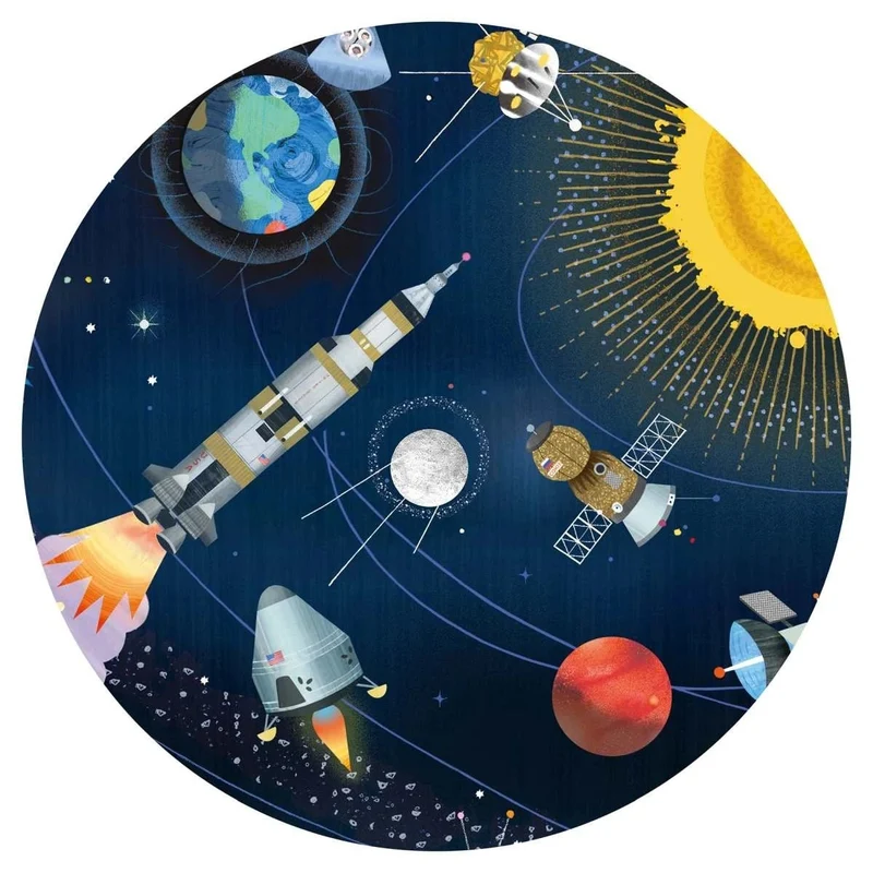 Wimmelpuzzle: Der Weltraum - 200 Teile
