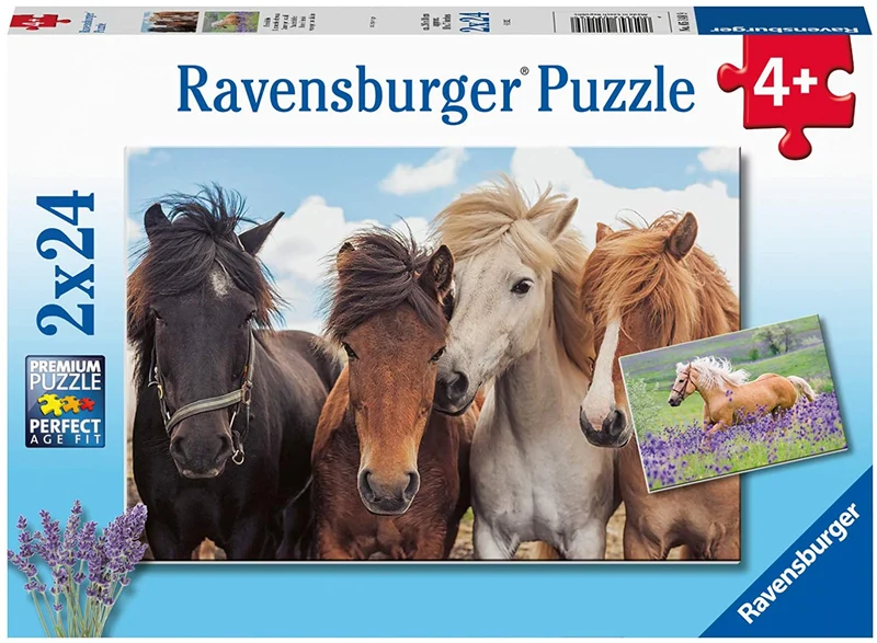 Pferdeliebe – Kinderpuzzle 2x24 Teile