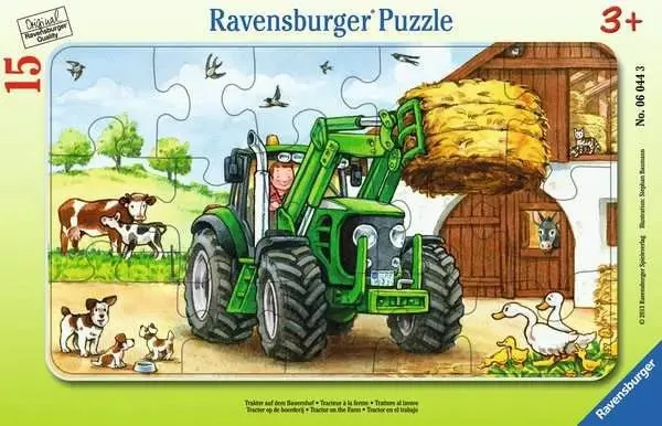 Traktor Bauernhof Rahmenpuzzle ab 3 Jahren – Ravensburger