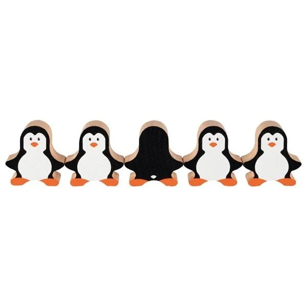 Stapelspiel Pinguine aus Holz