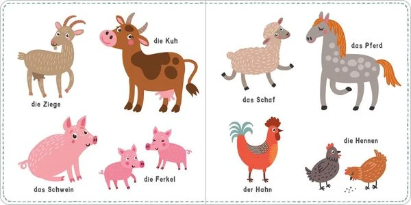 Mein kunterbuntes Wörterbuch- Tiere