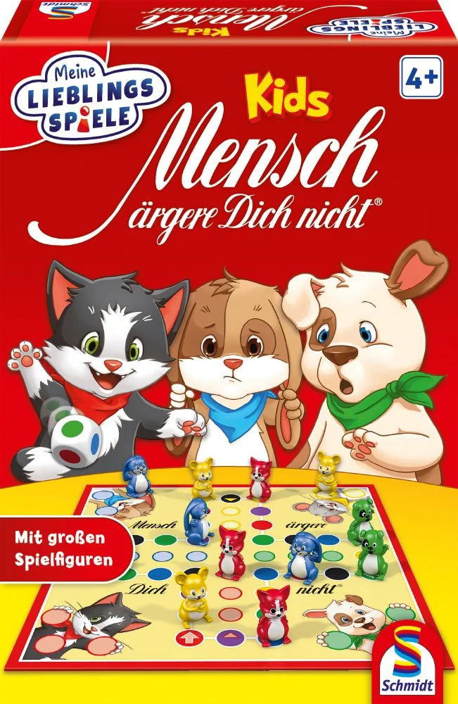 Meine Lieblingsspiele: Mensch ärgere Dich nicht Kids (mit 3D-Spielfiguren), Kinderspiel
