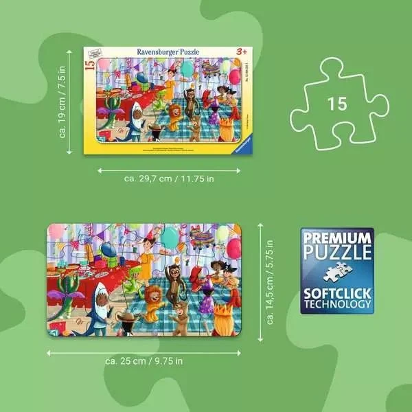 Kinderpuzzle Kostümparty – 15 Teile