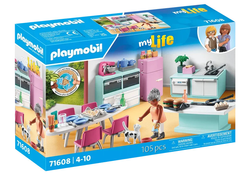 Playmobil® MyLife 71608 - Küche mit Essplatz
