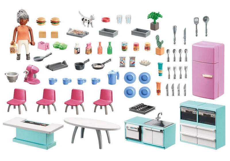 Playmobil® MyLife 71608 - Küche mit Essplatz