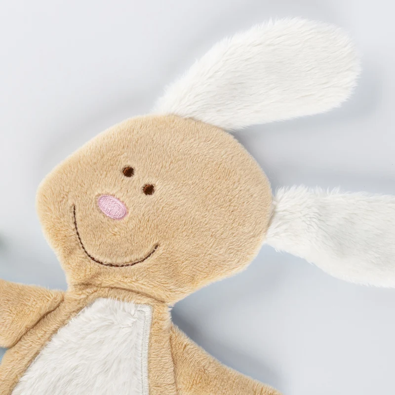 Schnuffeltuch Hase mit Rassel und Knisterfolie – Sigikid Baby Aktivspielzeug