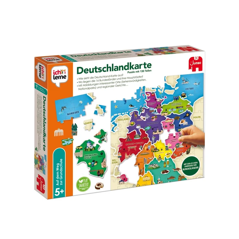 Ich Lerne – Deutschlandkarte Lernpuzzle