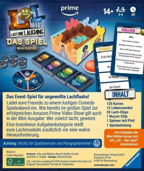 Last One Laughing - Das Spiel Mini Edition