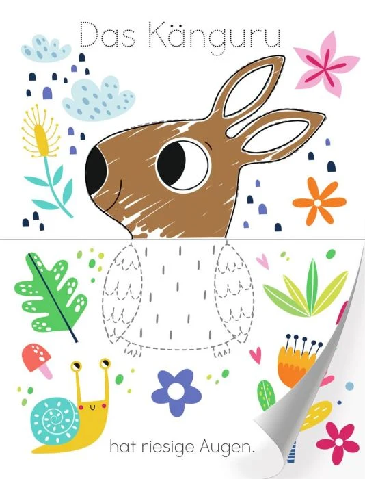 Das Mix & Malbuch Tiere