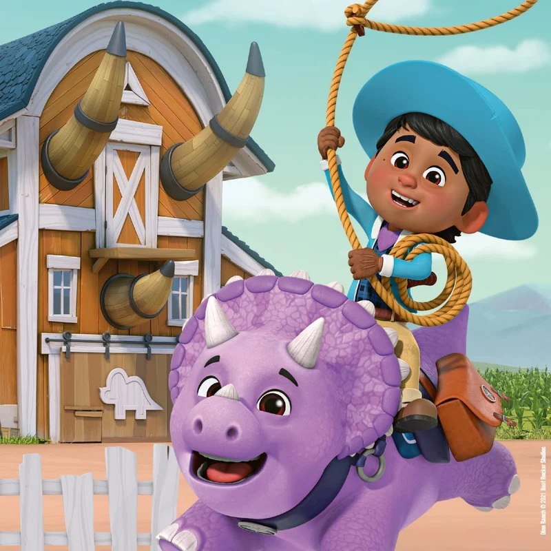 Puzzle 3 x 49 Teile- Jon, Min und Miguel