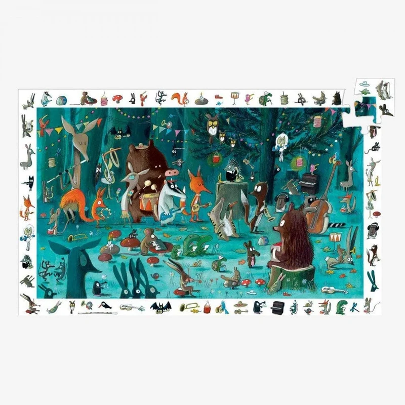 Wimmelbild Puzzle 35 Teile - Das Orchester
