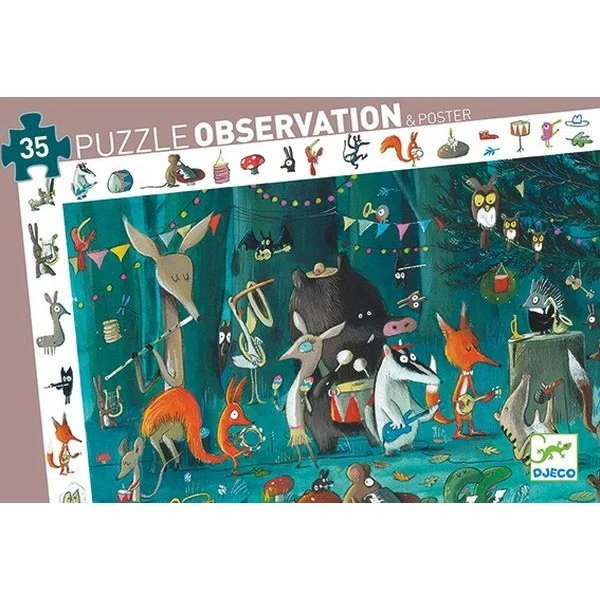 Wimmelbild Puzzle 35 Teile - Das Orchester