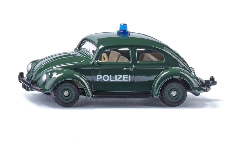 Modellauto SIKU VW Käfer Polizei – grüner Kultklassiker