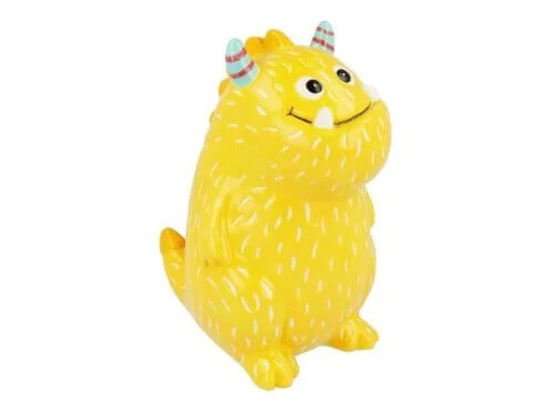 Spardose Monster gelb