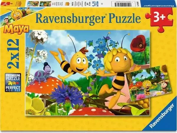 Kinderpuzzle 2x12 Teile – Majas Welt