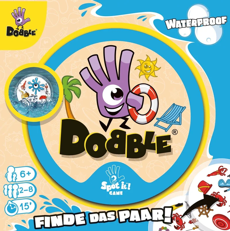 Dobble Waterproof Kartenspiel