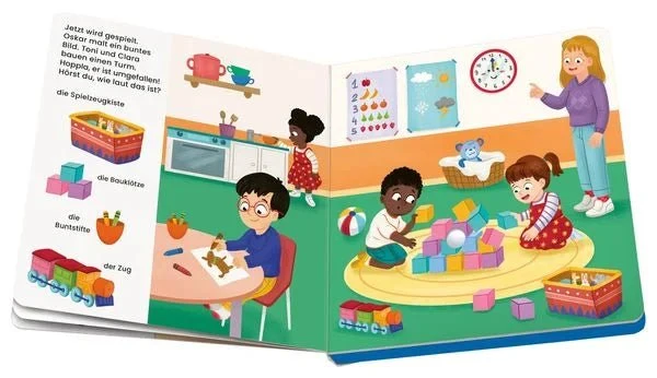 Play+ Mein allererstes Soundbuch Im Kindergarten - ab 12 Monate