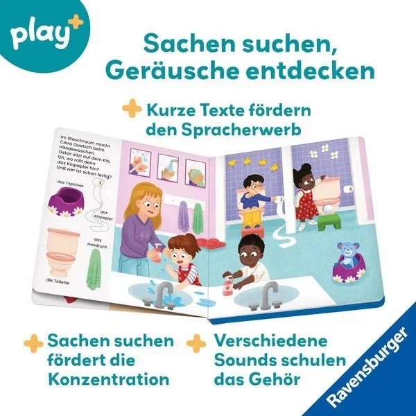 Play+ Mein allererstes Soundbuch Im Kindergarten - ab 12 Monate