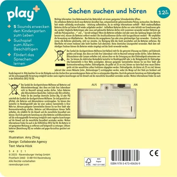 Play+ Mein allererstes Soundbuch Im Kindergarten - ab 12 Monate
