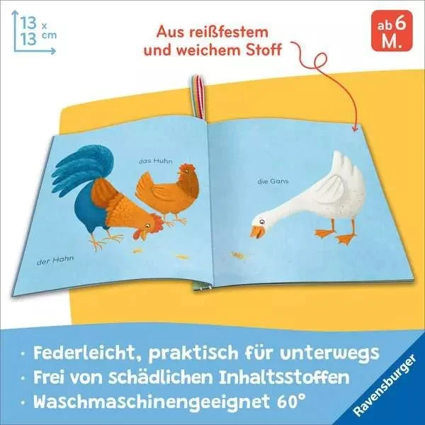 Stoffbuch Auf dem Bauernhof – Ravensburger