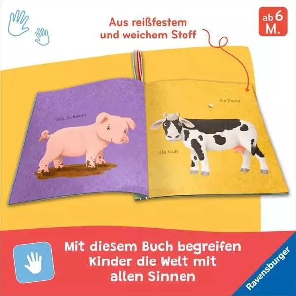 Stoffbuch Auf dem Bauernhof – Ravensburger