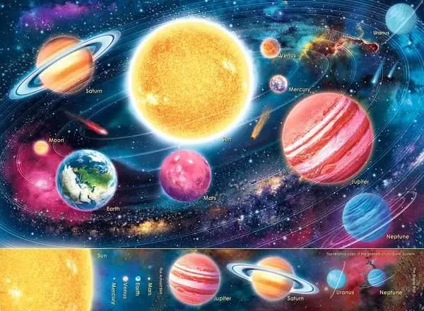 Sonnensystem Kinderpuzzle 300 Teile ab 9 Jahren – Ravensburger